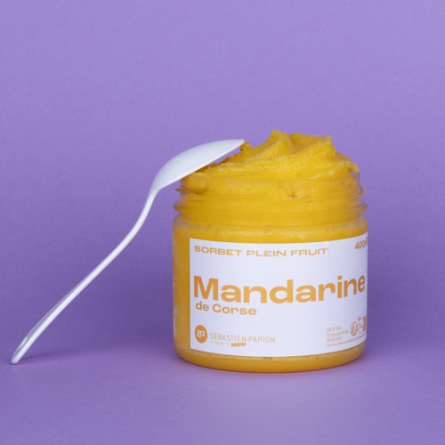 Sorbet Mandarine de Corse